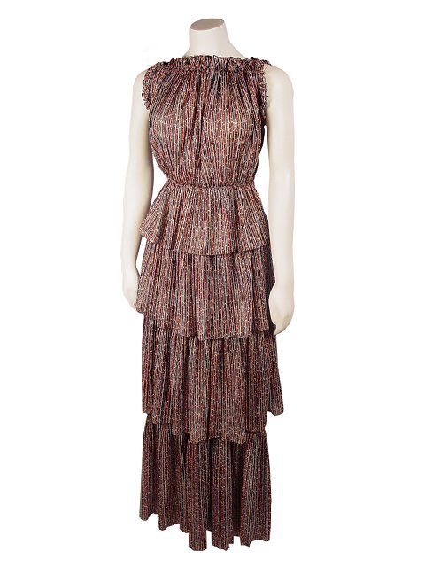 TIERED TWO PIECE VINTAGE DRESS 1980'S